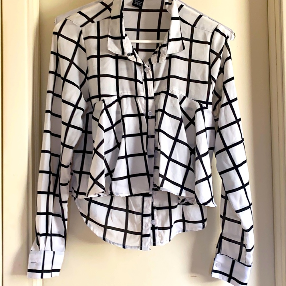 Light button down shirt